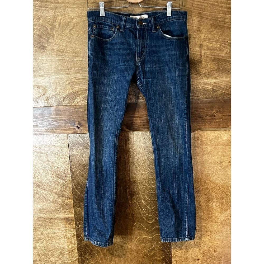 Levi Strauss 511 Slim Fit Jeans Dark Wash Kids Size 18 REG 29x29